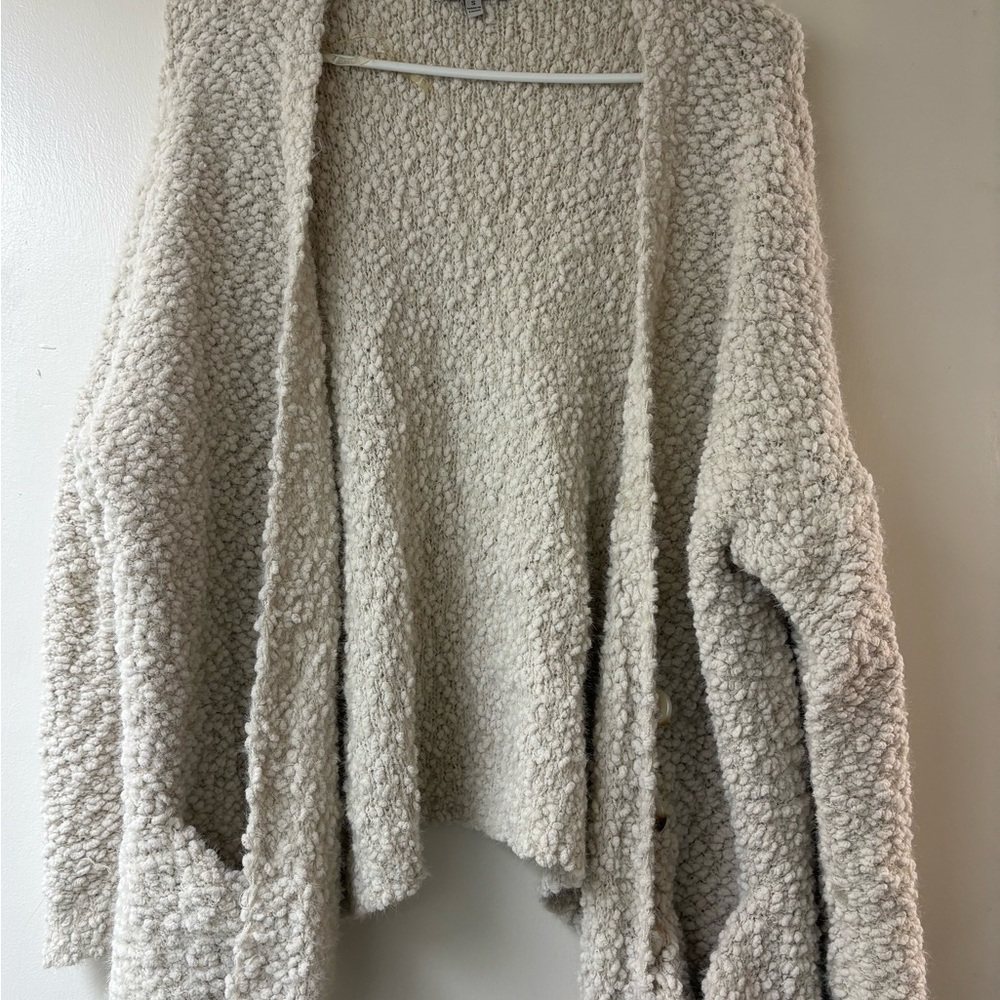 Cozy Casual Cream Women's Cardigan